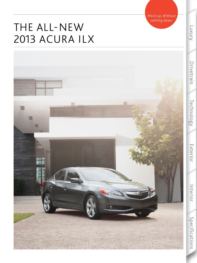 2013 Acura ILX Specs and Features (Brochure)