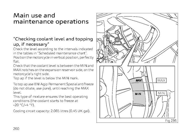 Ducati DIAVEL V4 maintenance Schedule Chart