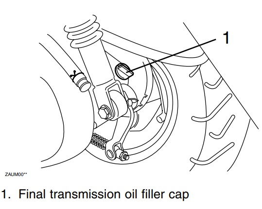 Yamaha Vino 125 (2004-2010) Transmission Oil Capacity and Specs