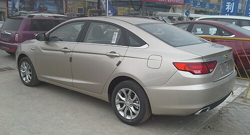Geely Emgrand GL rear.
