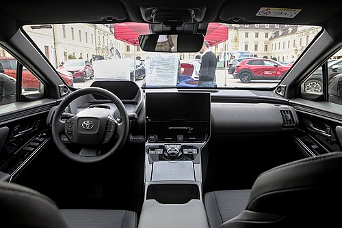 Interior of bZ4X AWD (2022, YEAM15, Europe)