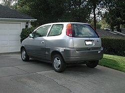 3/4 rear view