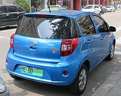 JAC iEV6E rear.