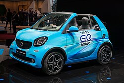 Smart EQ ForTwo Cabrio, GIMS 2018