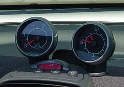 Tachometer generation 450 and clock