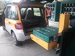 Zotye M300 EV (E300) battery swap