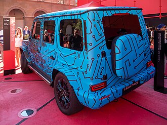 G-Class EV Prototype (rear view)