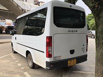 Naveco Daily Oufeng bus rear
