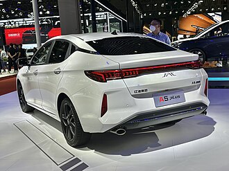 JAC A5 Plus rear at the 2023 Auto Shanghai