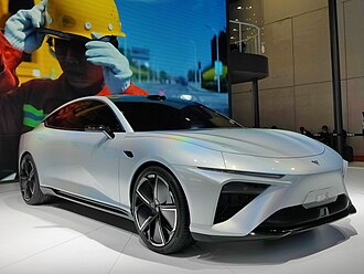The Neta S pre-production concept in 2021.