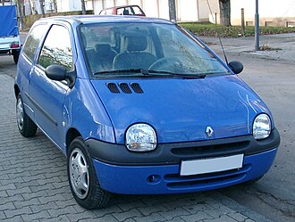 2004–2012 Twingo, front (non-standard wheels)