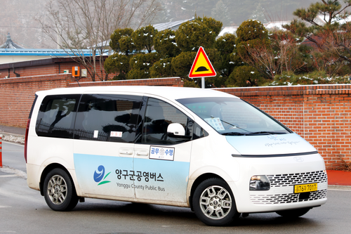 Staria Tourer, city bus in Yanggu County