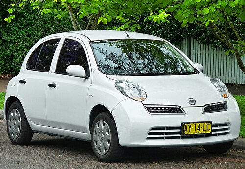Nissan Micra (Australia; with integrated indicators in headlamps)
