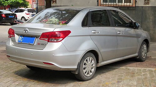 Beijing Auto E-Series sedan rear