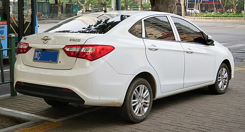 Haima M3 2017 facelift (rear)