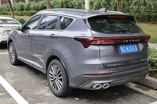 First facelift Jetour X70 Plus (rear)