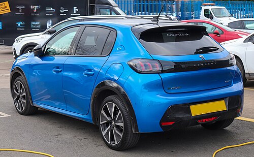 Rear view (e-208 GT)