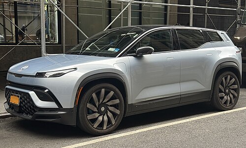 Fisker Ocean from the American Lease fleet, being used as a rideshare car in NYC