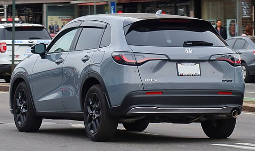 Rear view (US)