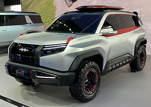 The Fangchengbao Super 3 concept, showcased in April 2024 at the Beijing Auto Show.