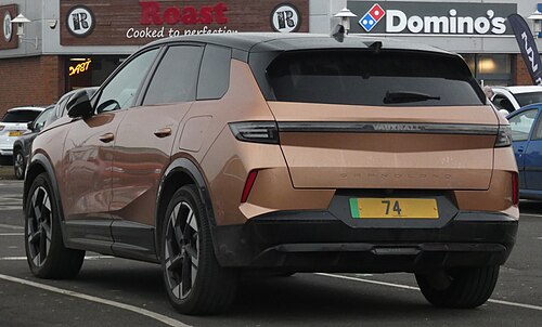 Vauxhall Grandland GS rear view
