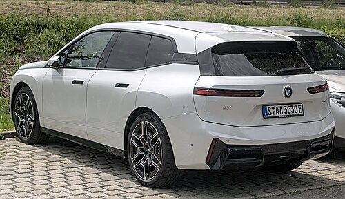 BMW iX facelift rear
