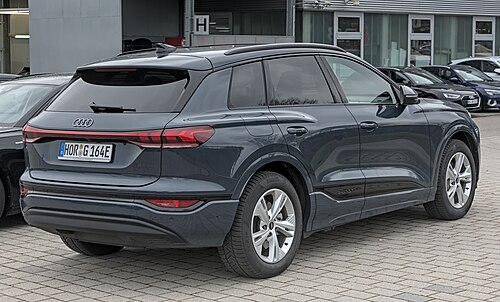 Q6 e-tron S-Line (rear view)