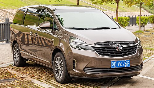 Buick GL8 II Legacy facelift (2020–22) front.