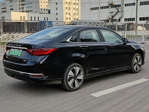 Beijing EU7 rear