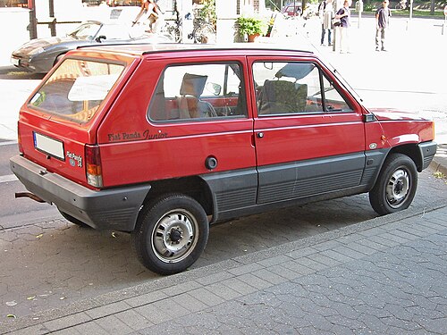 Rear view of original model