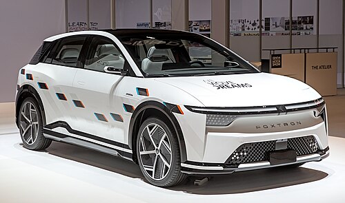 The Foxtron Model B at Geneva 2024.