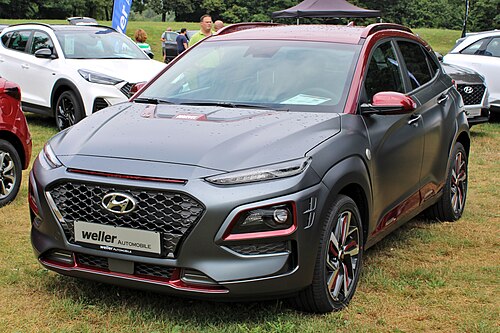 Hyundai Kona Iron Man Edition front view