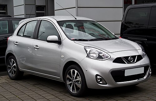2014 Nissan Micra (Western Europe and UK; global 2013 facelift)