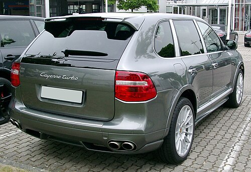 Rear view (facelifted 9PA Cayenne Turbo)