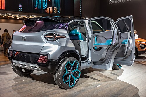 Rear view of Tata H2X concept