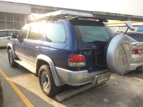 Rear view of the 1998–2002 model