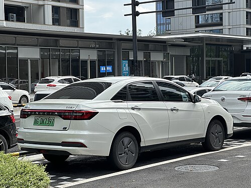 Venucia D60EV 2023 facelift (rear)