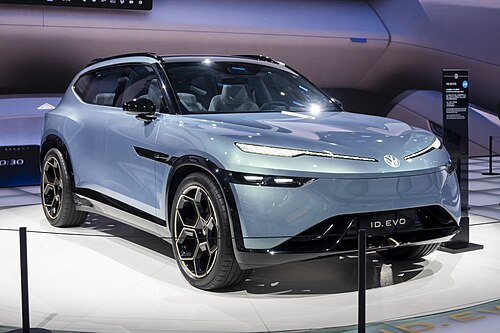 The Volkswagen ID. Evo concept introduced at Auto Shanghai 2025 directly previewed the Unyx 08.