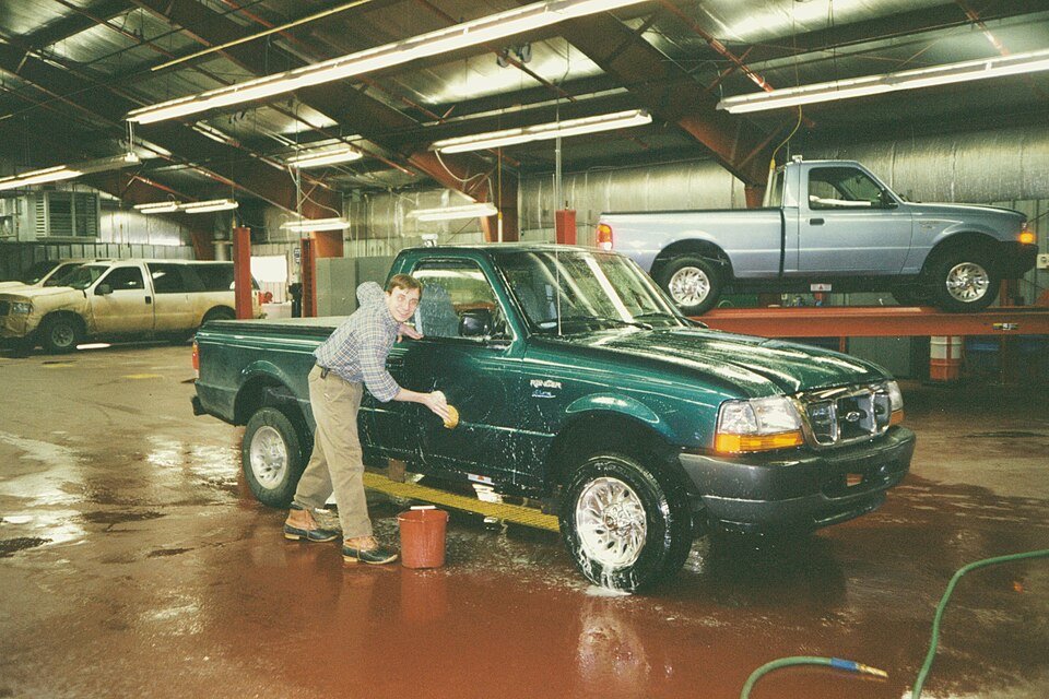 Prototype vehicles and a Ford 