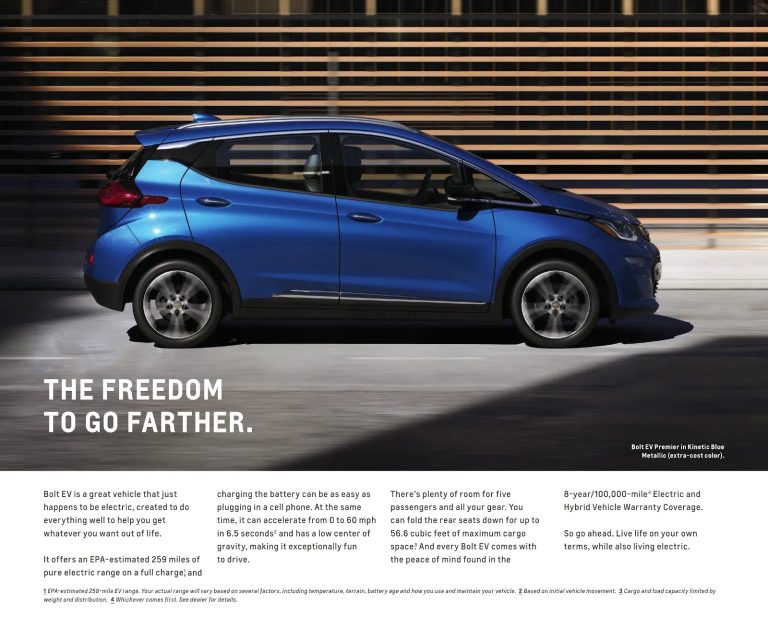 Chevrolet Bolt 2021 USA: Specs Range Features